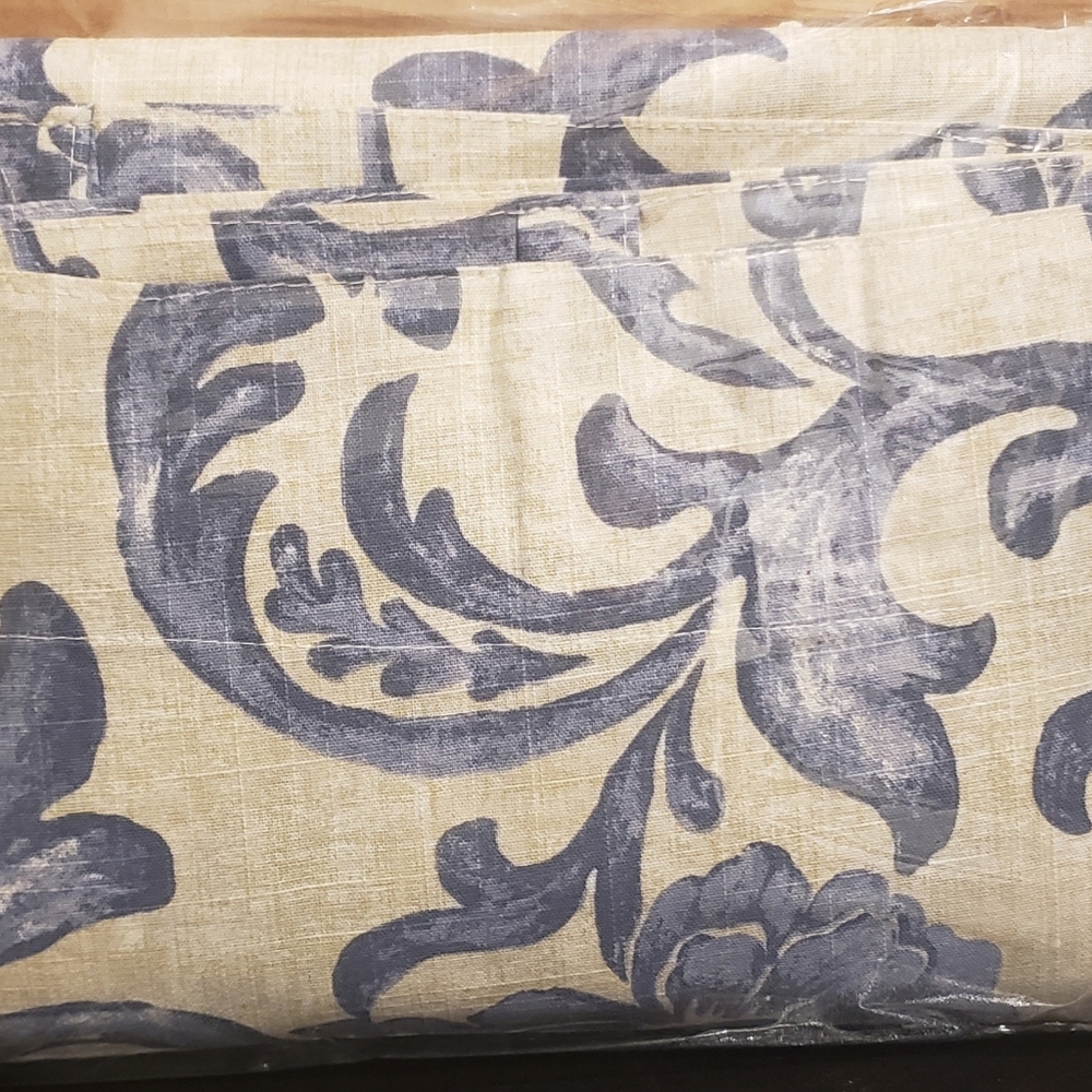 Cotton 100% Rod Pocket /Back Tab Panel Pair BOMBEY MURAN 2×50"×96" Floral New